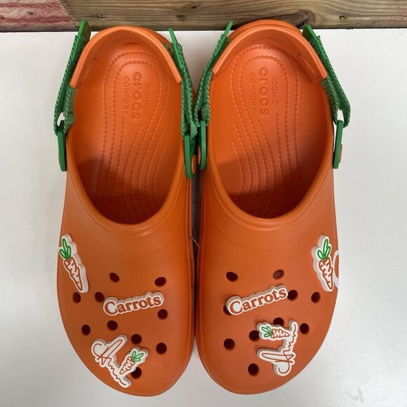 Anwar Carrots X Crocs All Terrain Clog Slip-On Shoes US Men’s 12 Orange NEW RARE main image 8